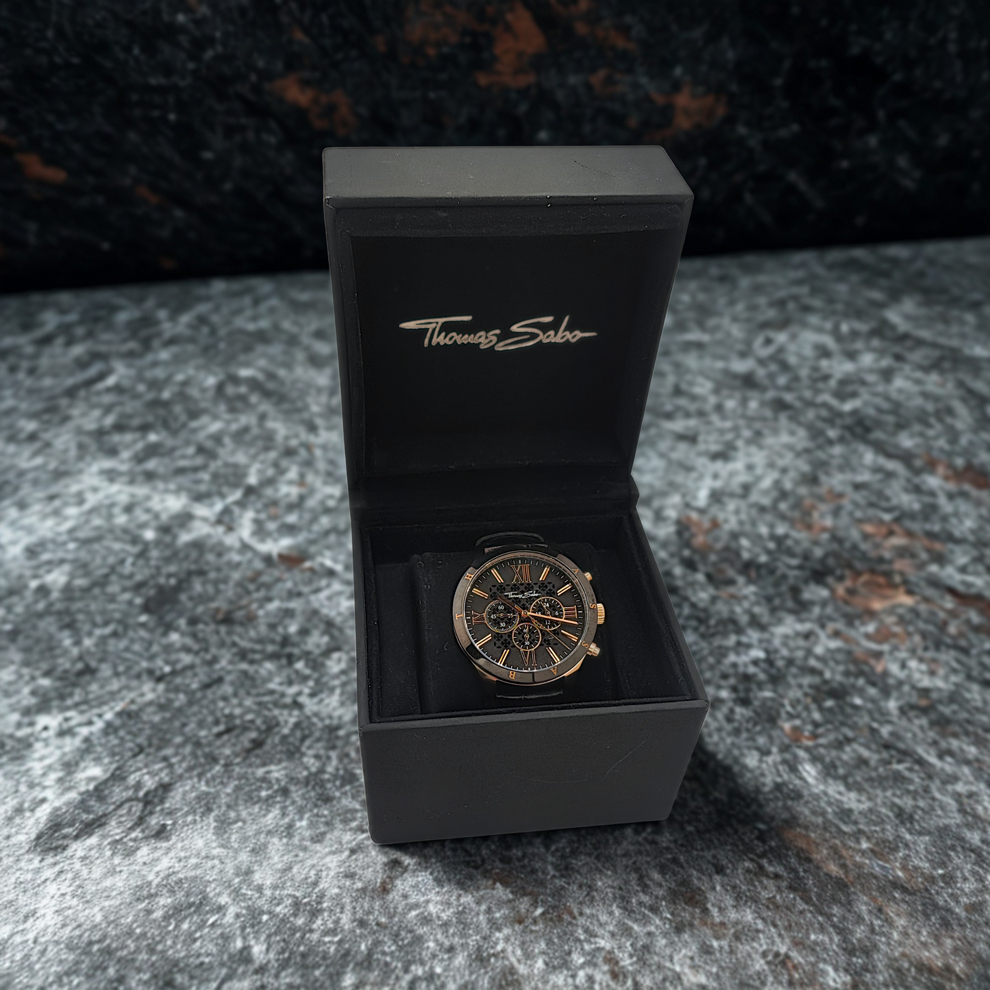 Thomas Sabo - Rebel at Heart - WA0186-213-203-43 - Herrenuhr - Chronograph - PREOWNED