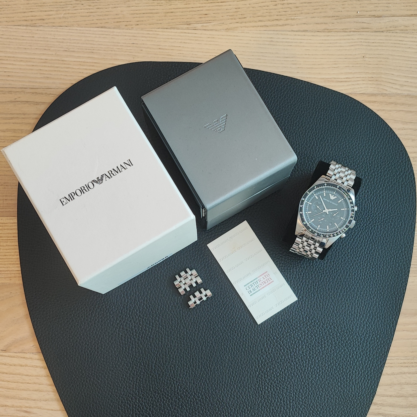 Emporio Armani - AR5988 - Herrenuhr - Chronograph - PREOWNED