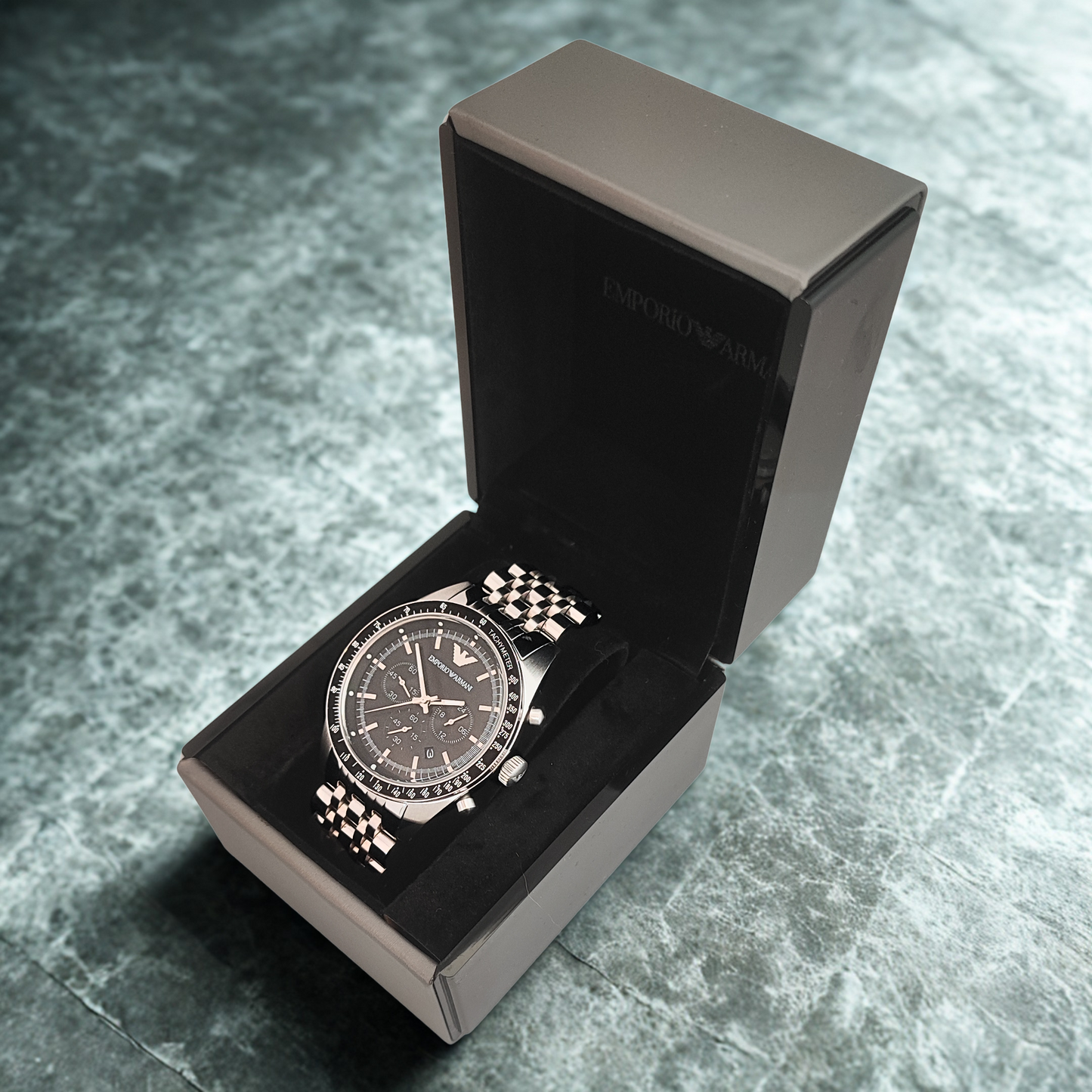Emporio Armani - AR5988 - Herrenuhr - Chronograph - PREOWNED