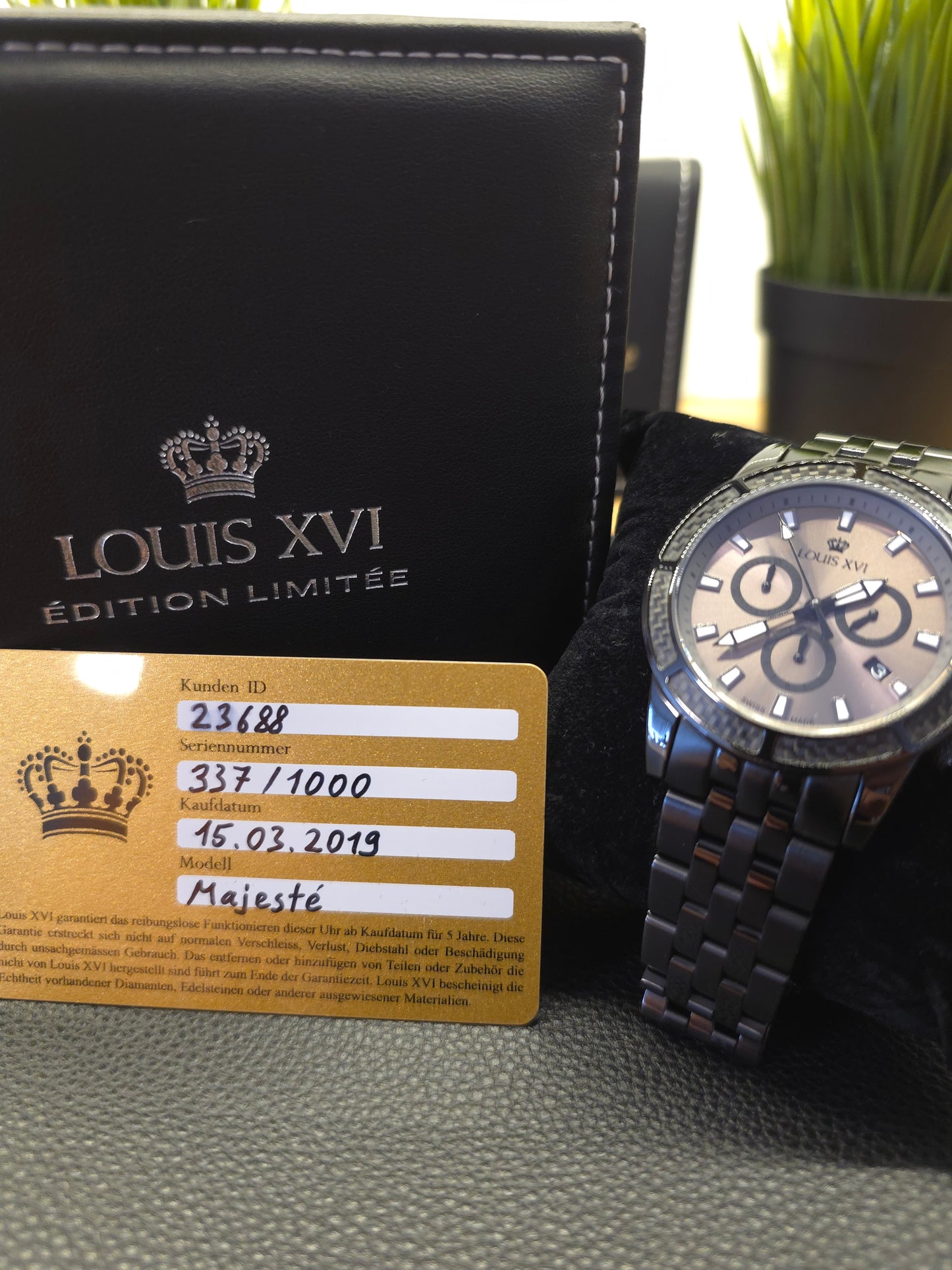 Louis XVI - Majeste - Herrenuhr - Swiss Made - Limited Edition - PREOWNED
