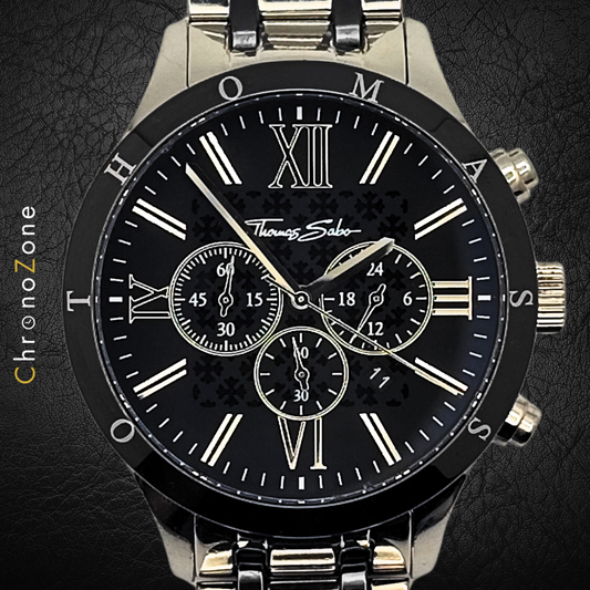 Thomas Sabo - Rebel Urban - WA0139-222-203-43 - Herrenuhr - Chronograph - PREOWNED