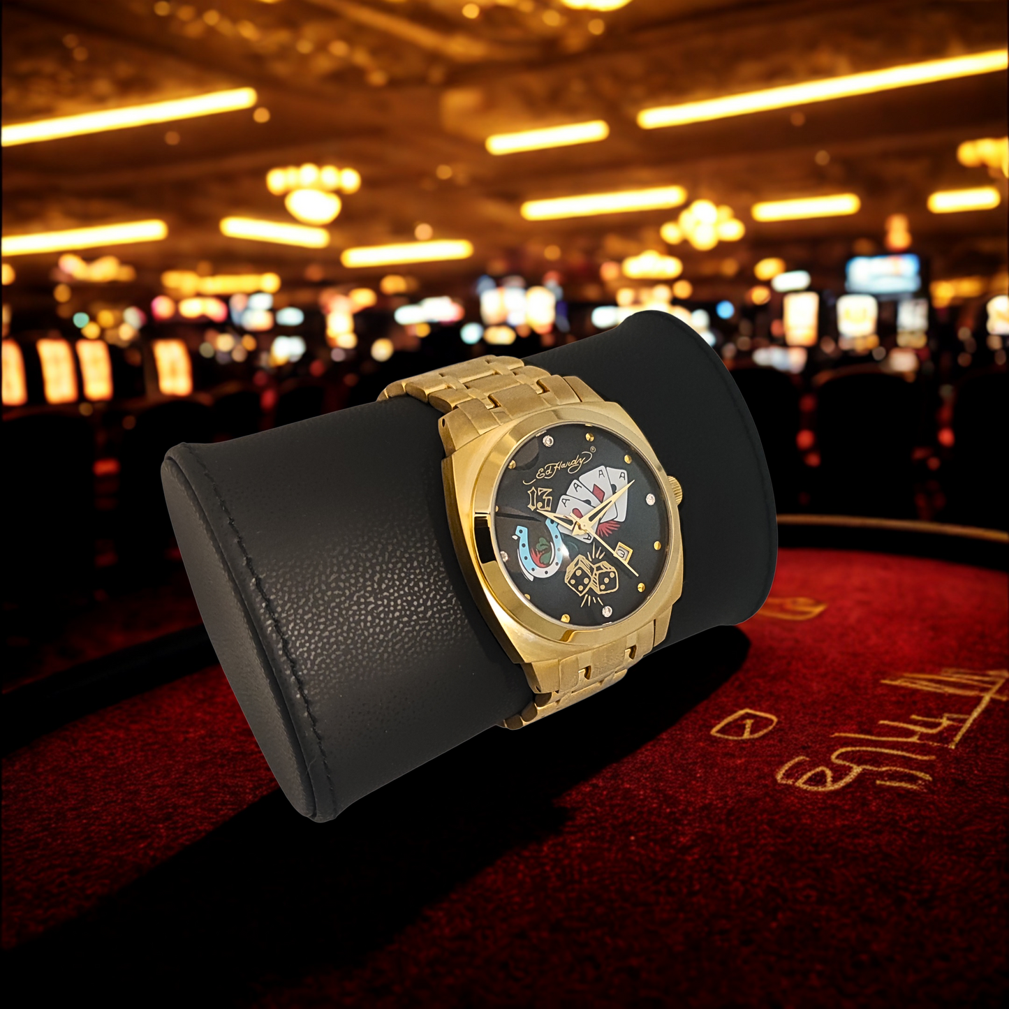 Ed Hardy - The Mercenary Gambler - Herrenuhr - PREOWNED