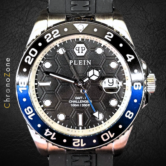 Philipp Plein - GMT 1 Challenger - Herrenuhr - PWYBA0123 - PREOWNED