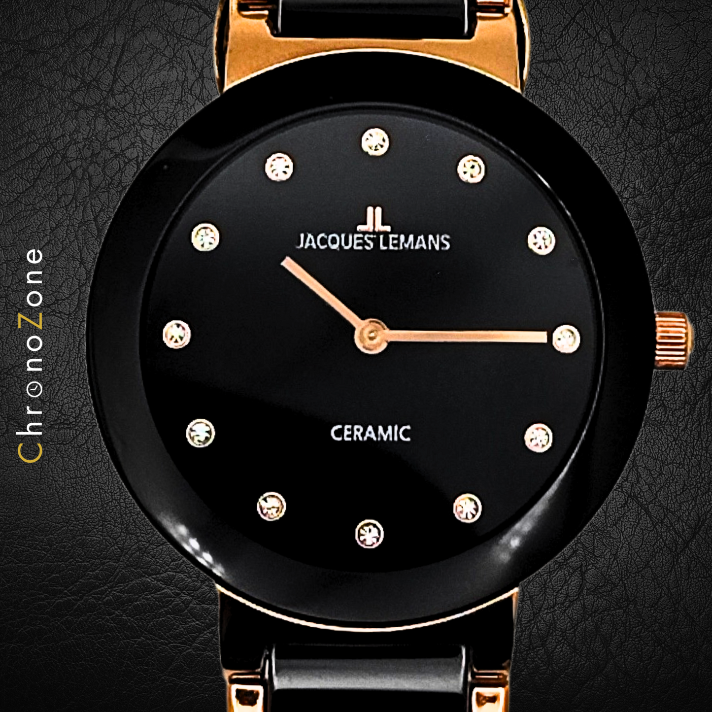Jacques Lemans Monaco - 42-7K - Women's Watch - Ceramic Bracelet