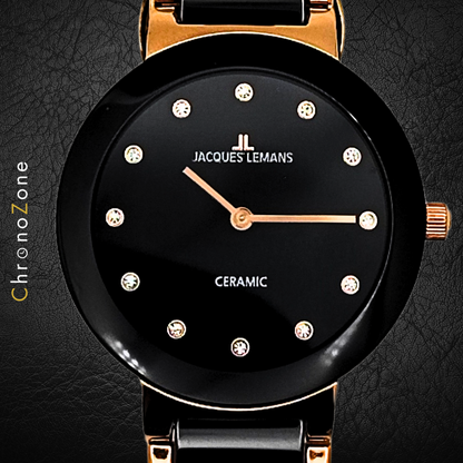 Jacques Lemans Monaco - 42-7K - Women's Watch - Ceramic Bracelet