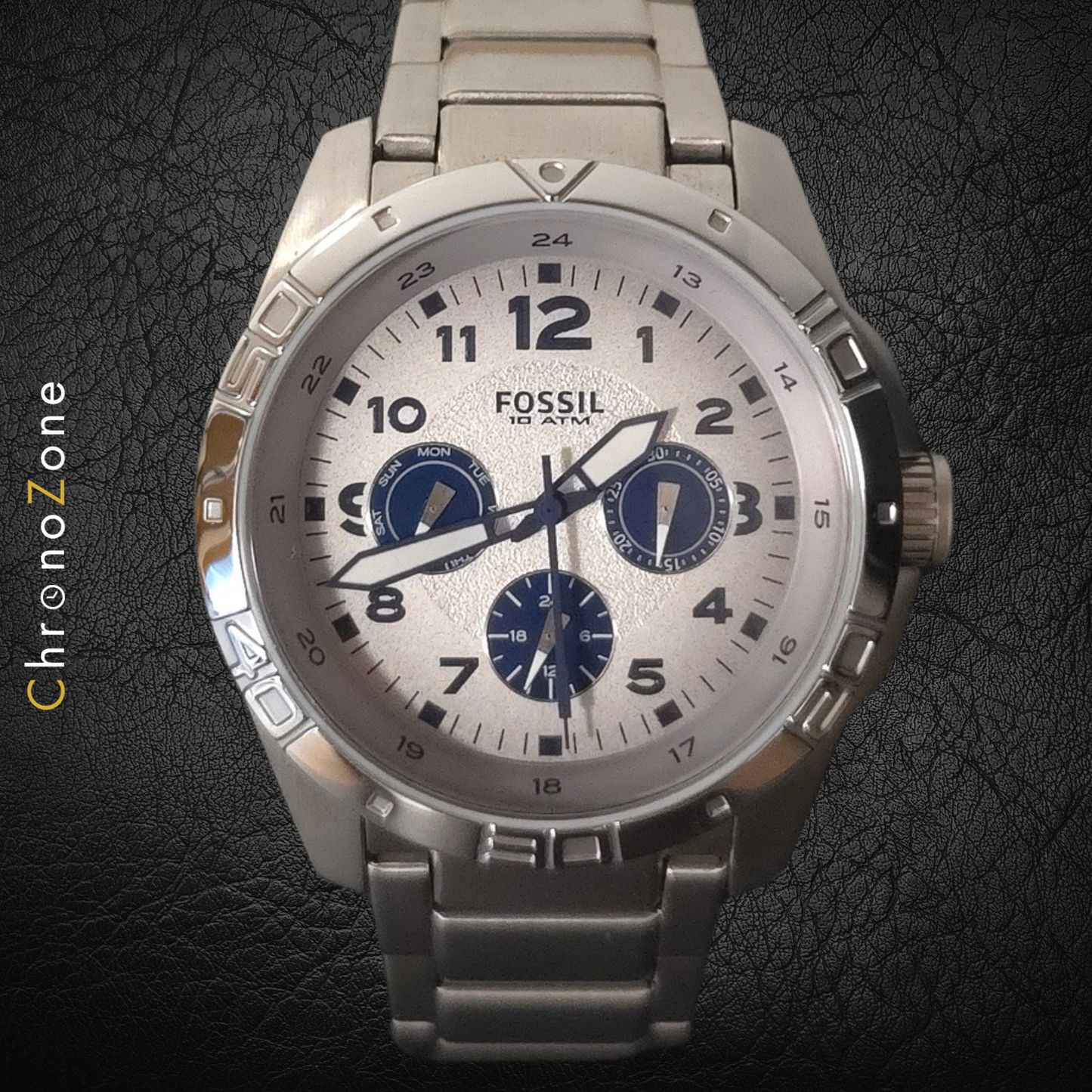 Fossil - BQ 9400 - Blue Multifunction - Men's Watch - PREOWNED