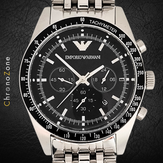 Emporio Armani - AR5988 - Herrenuhr - Chronograph - PREOWNED