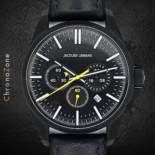 Jacques Lemans Liverpool - 1-2119B - Herrenuhr - Chronograph
