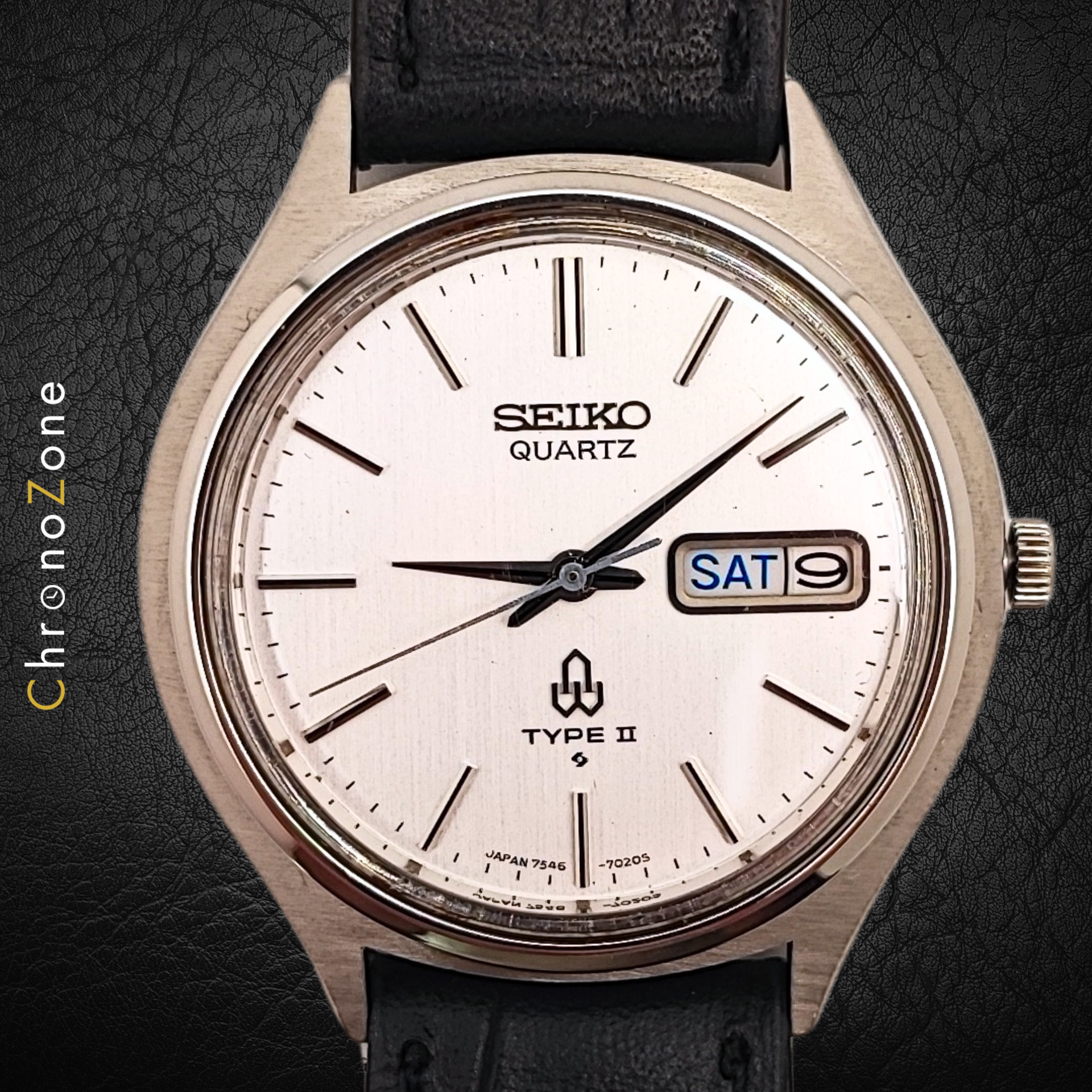 Seiko wristwatch - Type II - 7546/7010 - Vintage Men's watch