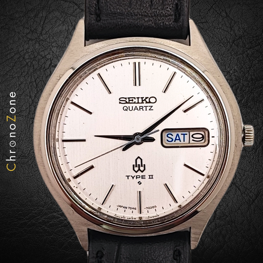 Seiko - Typ II - 7546/7010 - Vintage Herrenuhr