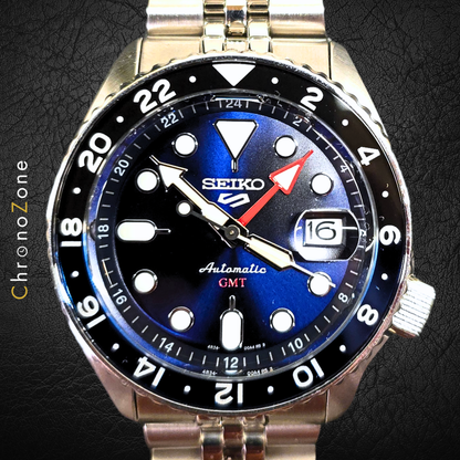 Seiko 5 Sports - Automatik GMT - SSK003K1 - Herrenuhr - Preowned