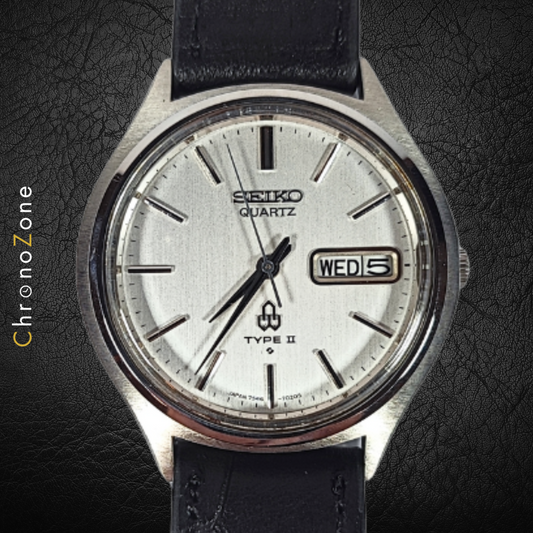 Seiko wristwatch - Type II - 7546/7010 - Vintage Men's watch - Preowned