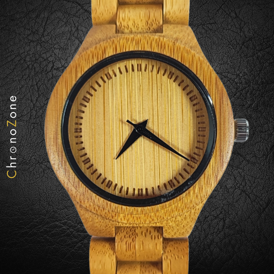 Bamboo wooden watch - men's watch