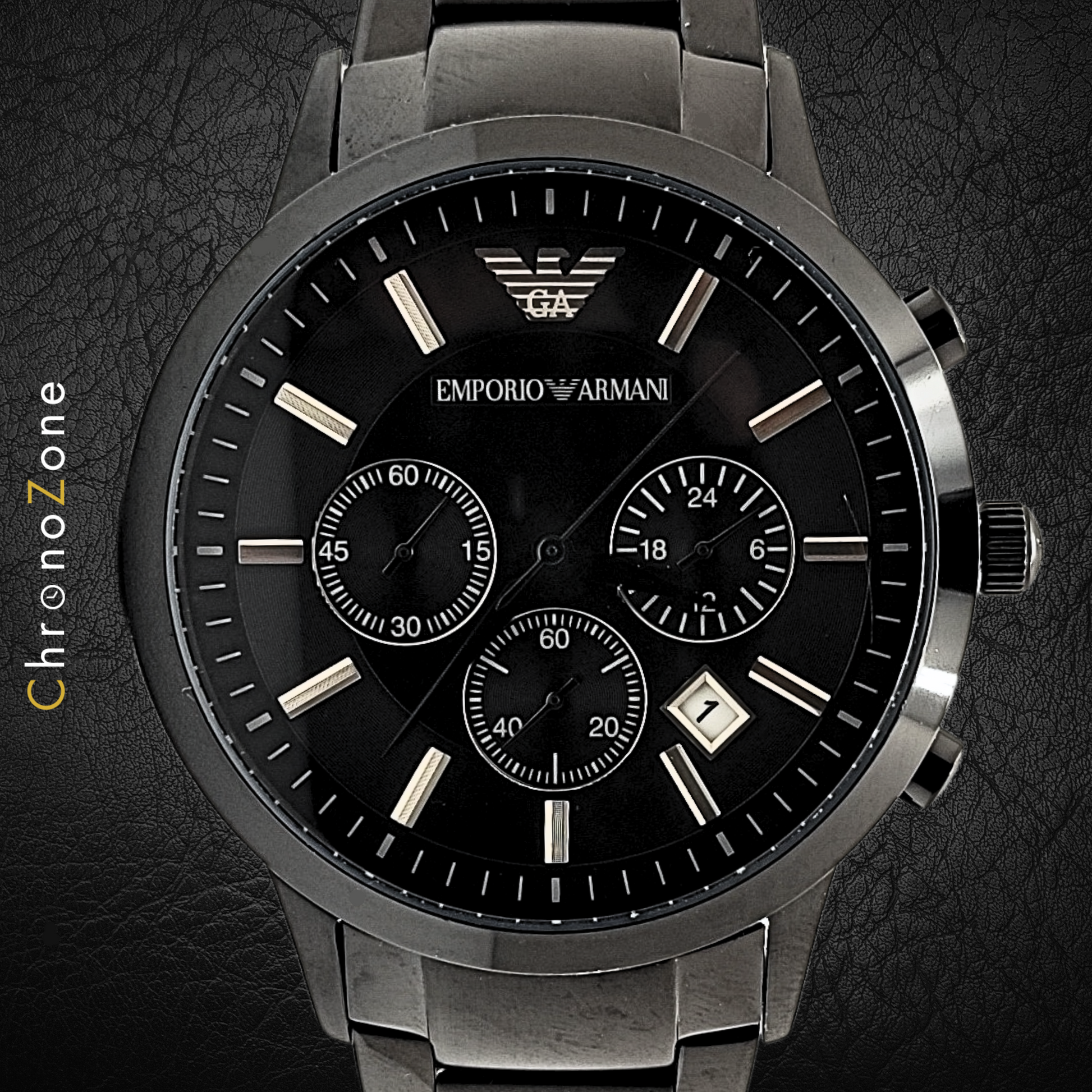 Emporio Armani AR 2453 Men's Watch Chronograph PREOWNED