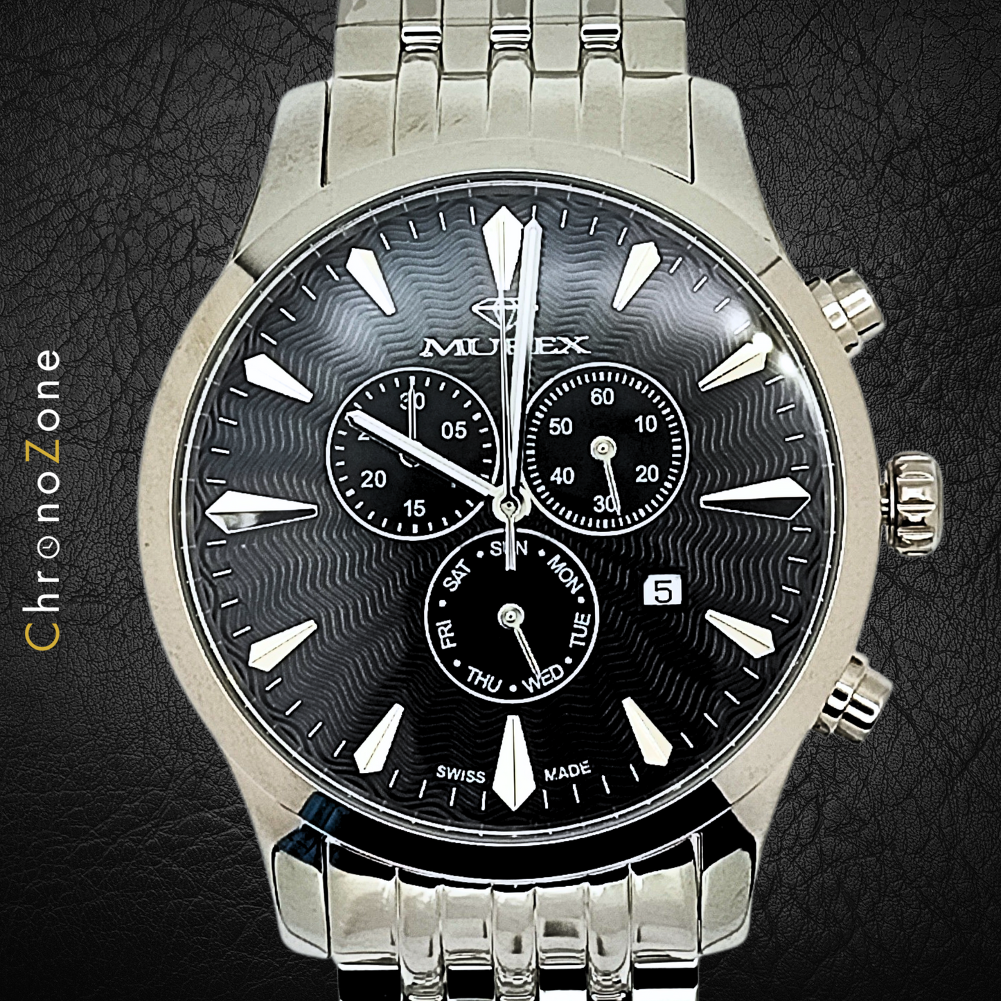 Murex MUC595-SS-3 Swiss Chronograph men's watch