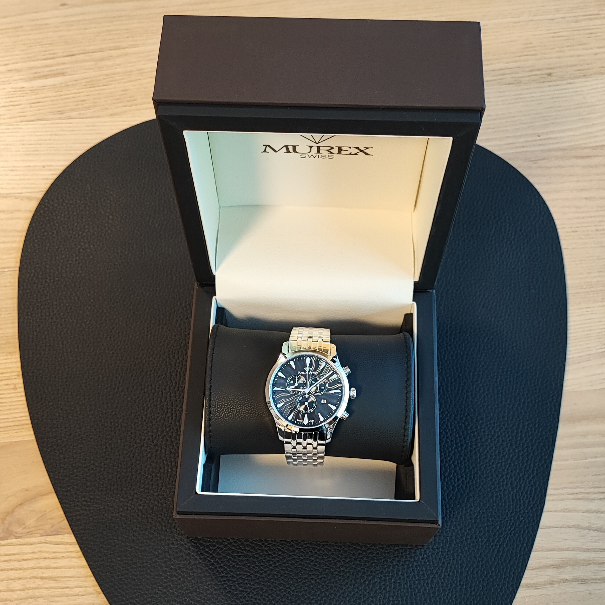 Murex MUC595-SS-3 Swiss Chronograph men's watch – ChronoZone Murex MUC595-SS-3 Swiss Chronograph men's watch – ChronoZone